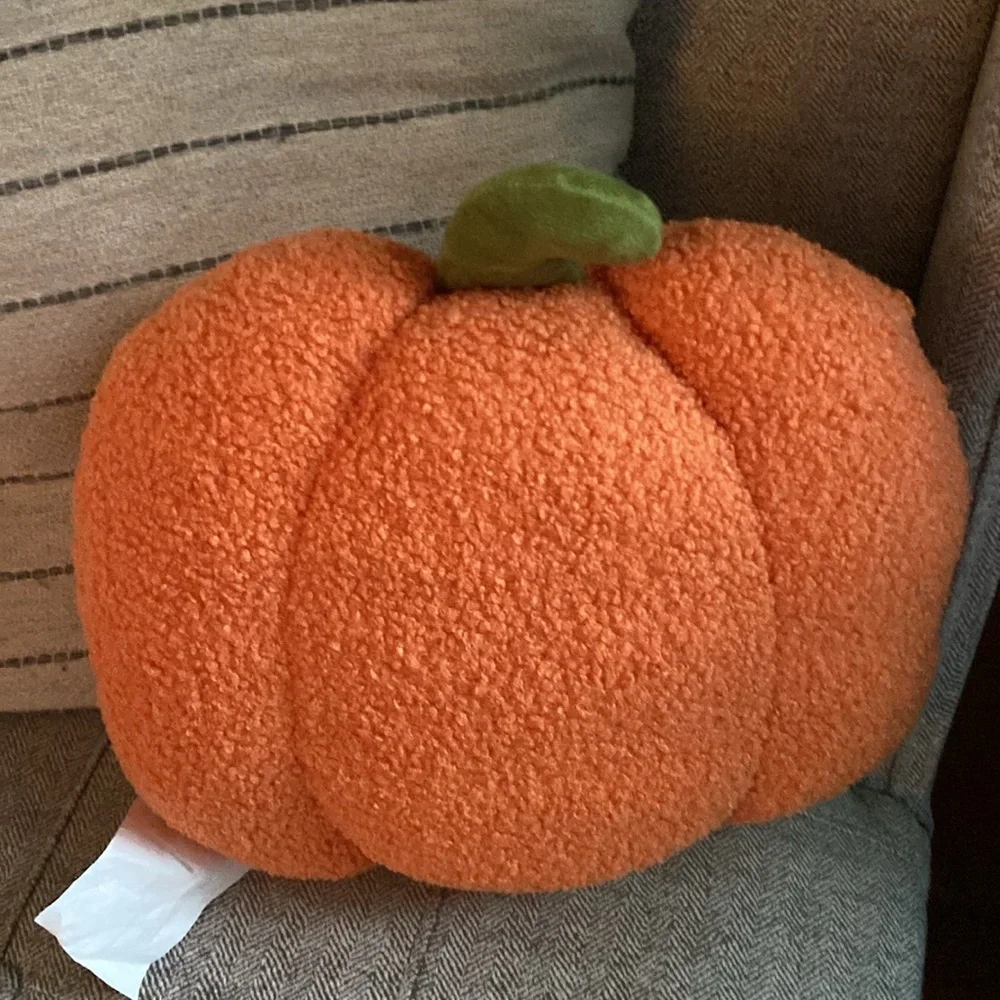 NWT Target Bullseye Pumpkin Pillow